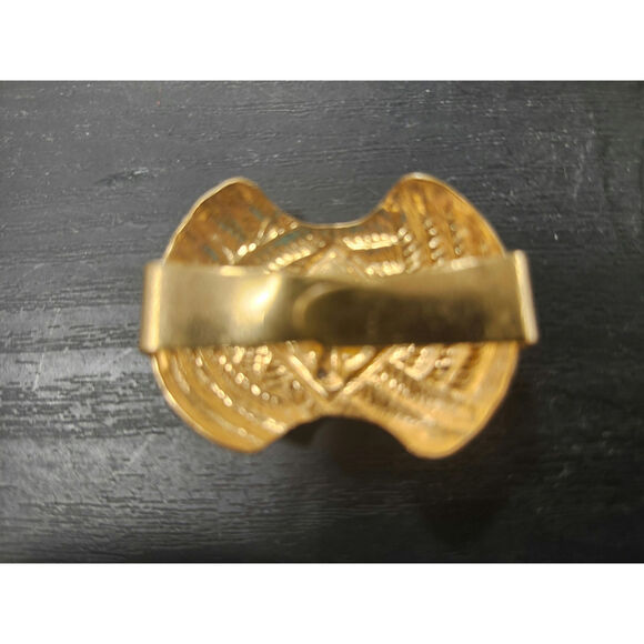 Vintage Cub Scout BSA Gold Webelos Wolf Metal Neckerchief Slide Bandana Clip - Picture 6 of 6